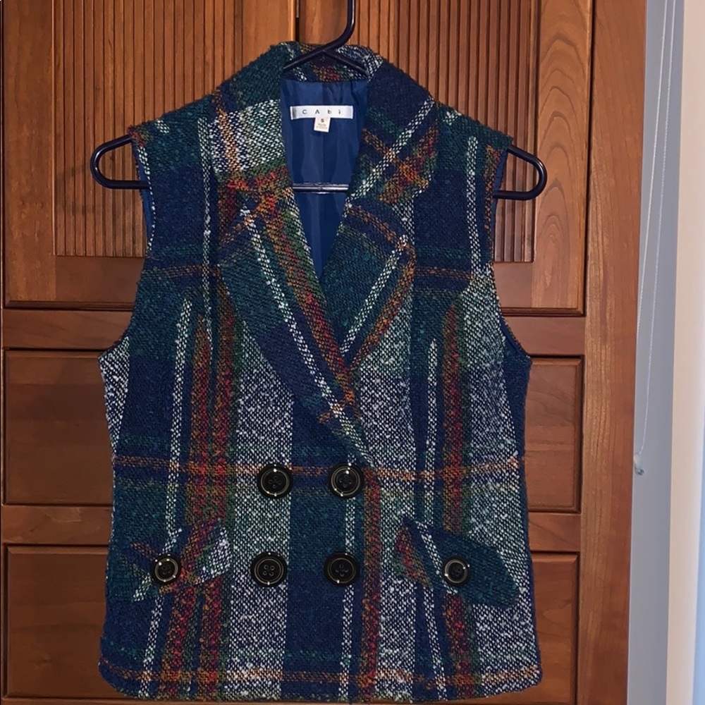 Plaid perfection CAbi vest